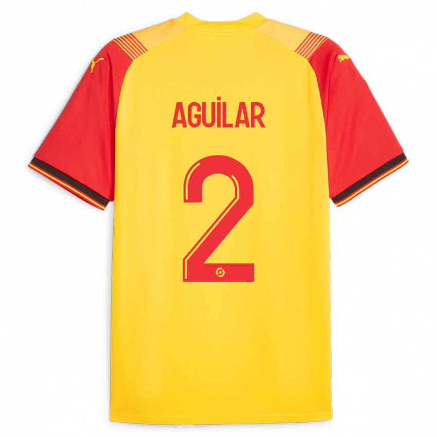 Kinderen Ruben Aguilar #2 Geel Thuisshirt Thuistenue 2023/24 T-Shirt