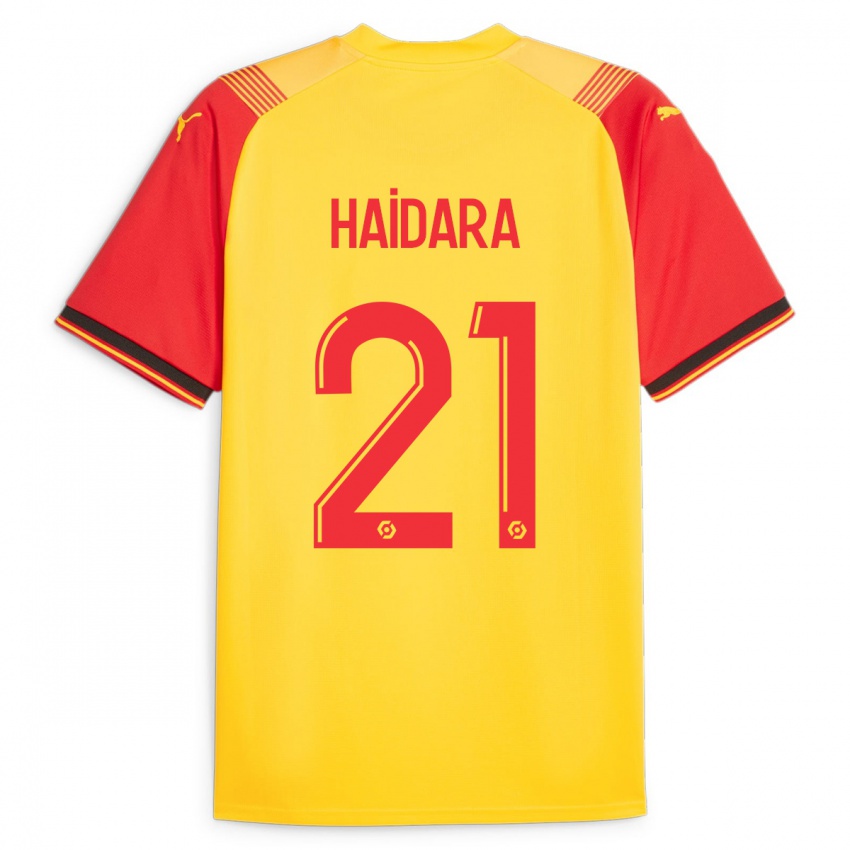 Kinderen Massadio Haidara #21 Geel Thuisshirt Thuistenue 2023/24 T-Shirt