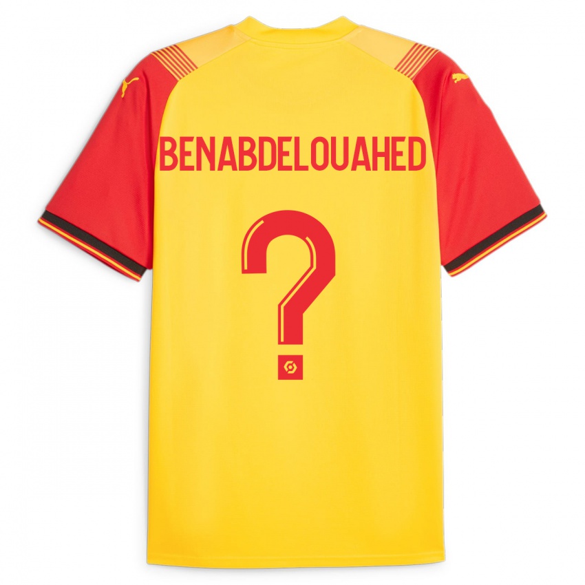 Kinderen Kaïs Benabdelouahed #0 Geel Thuisshirt Thuistenue 2023/24 T-Shirt