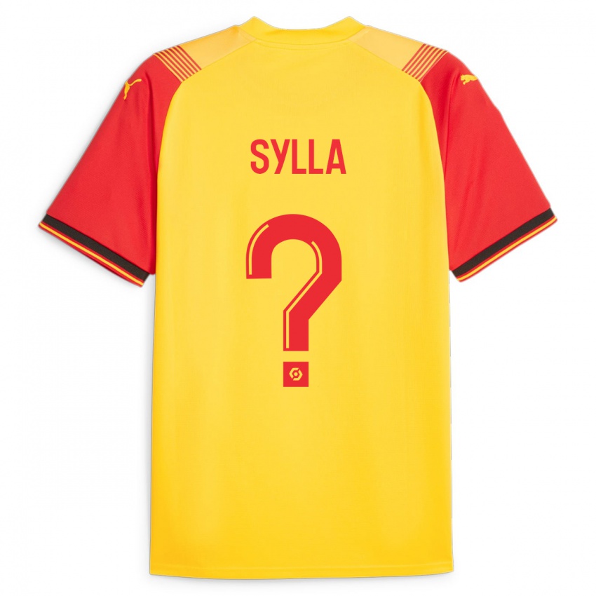 Kinderen Fodé Sylla #0 Geel Thuisshirt Thuistenue 2023/24 T-Shirt