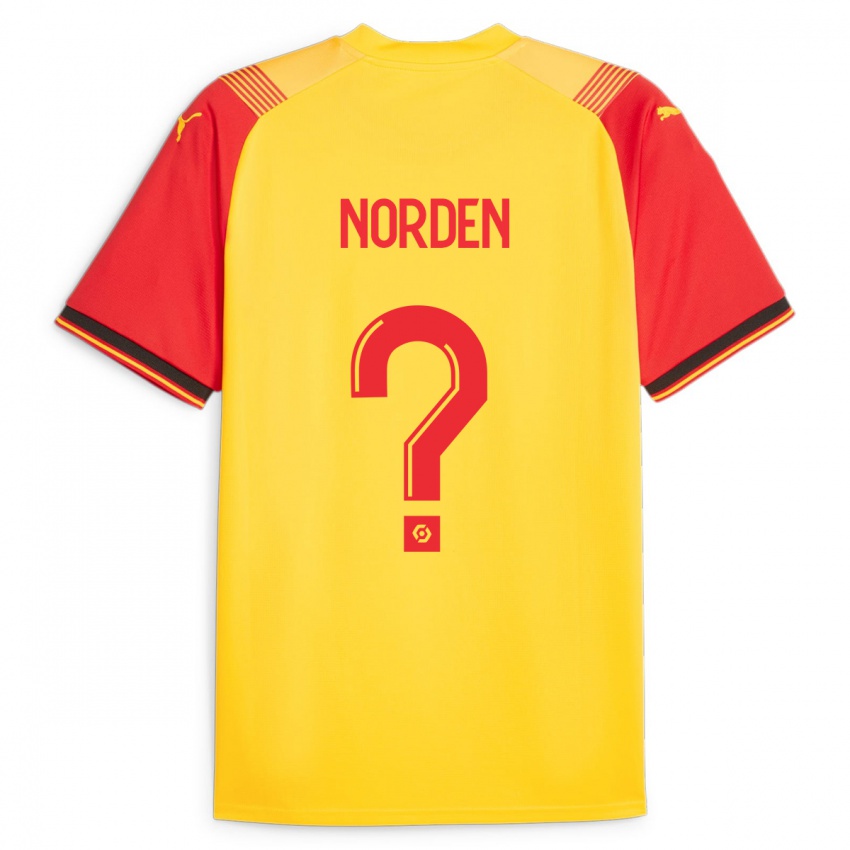 Kinderen Doreen Norden #0 Geel Thuisshirt Thuistenue 2023/24 T-Shirt