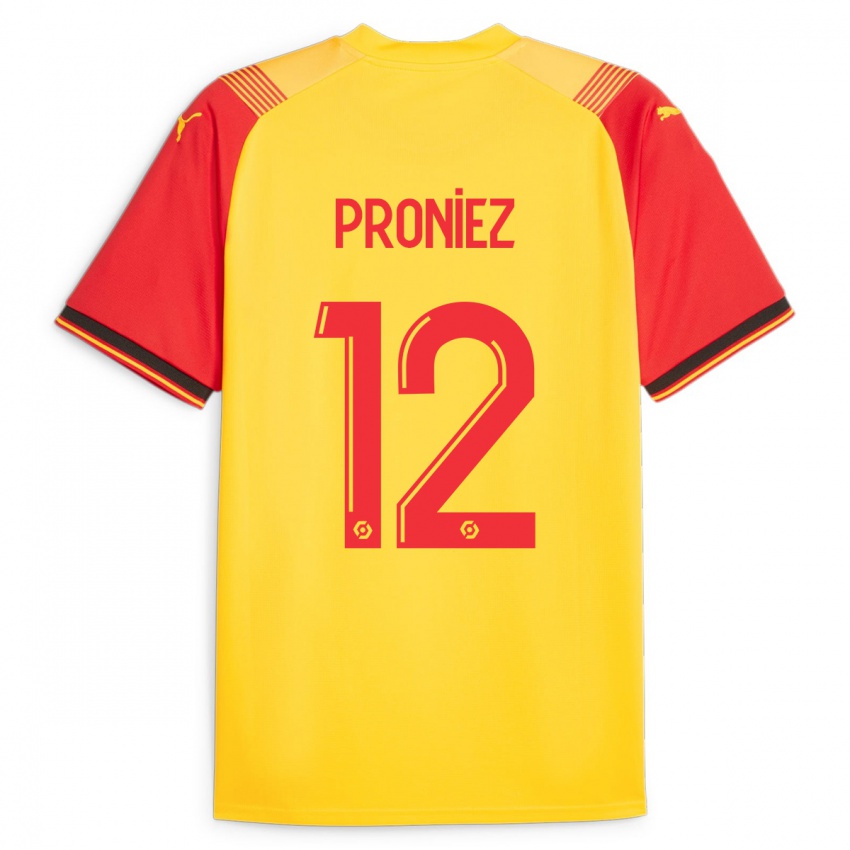 Kinderen Fany Proniez #12 Geel Thuisshirt Thuistenue 2023/24 T-Shirt