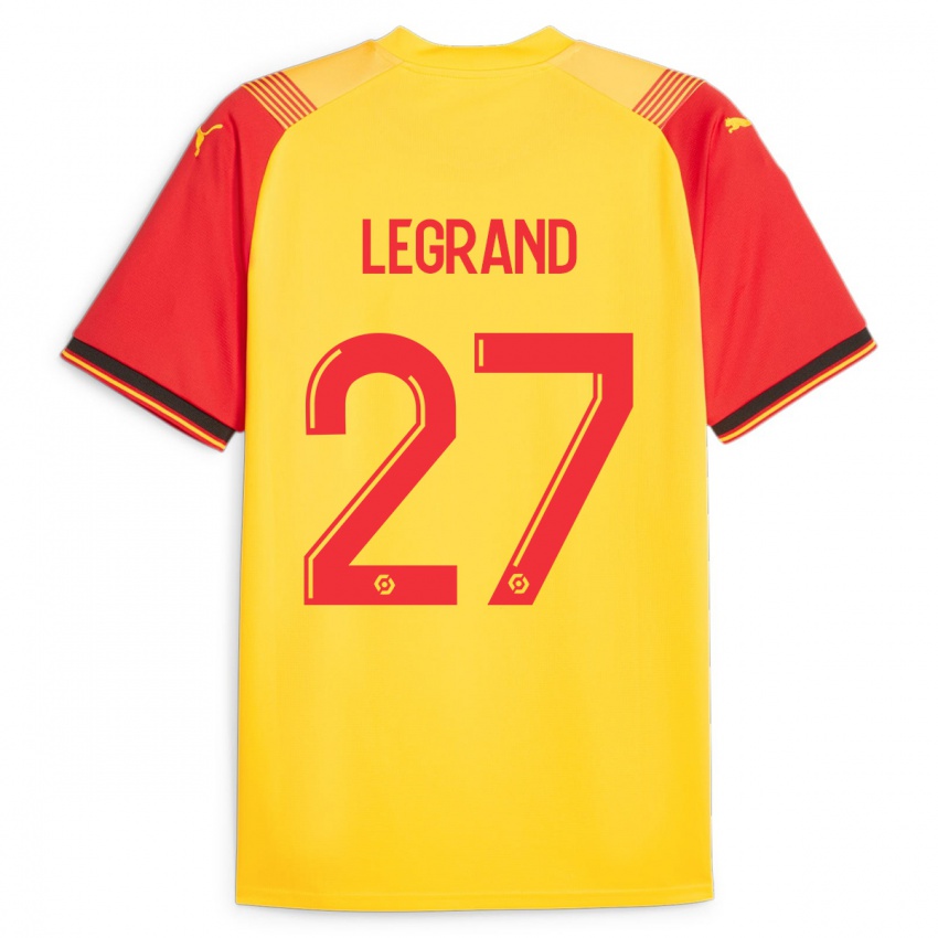 Kinderen Bérénice Legrand #27 Geel Thuisshirt Thuistenue 2023/24 T-Shirt