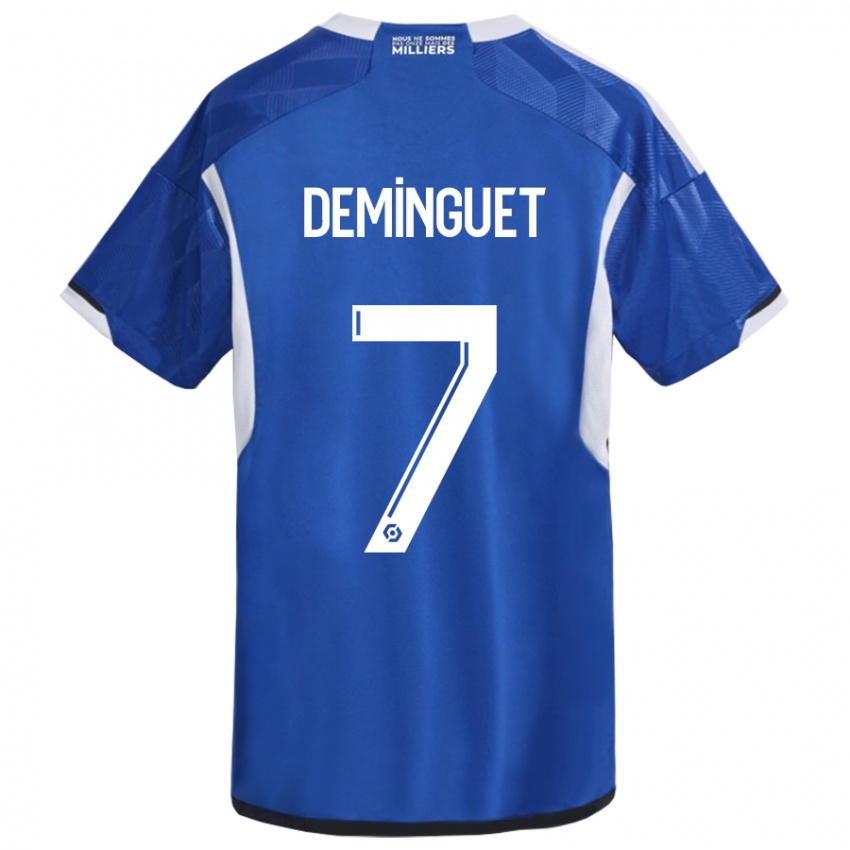 Kinderen Jessy Deminguet #7 Blauw Thuisshirt Thuistenue 2023/24 T-Shirt