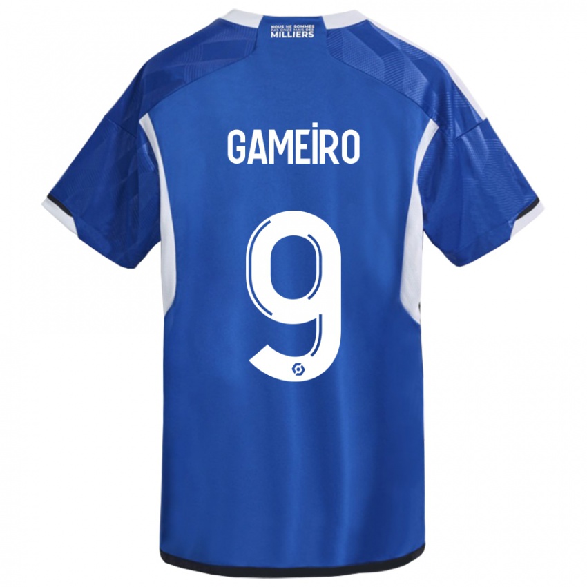 Kinderen Kévin Gameiro #9 Blauw Thuisshirt Thuistenue 2023/24 T-Shirt