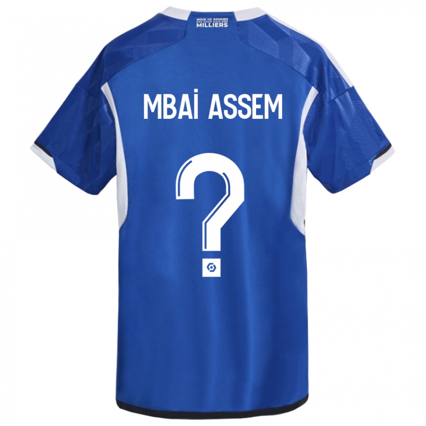 Kinderen Chris Mbaï-Assem #0 Blauw Thuisshirt Thuistenue 2023/24 T-Shirt