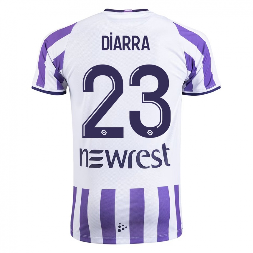 Kinderen Moussa Diarra #23 Wit Thuisshirt Thuistenue 2023/24 T-Shirt