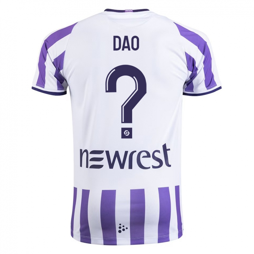 Kinderen Elyess Dao #0 Wit Thuisshirt Thuistenue 2023/24 T-Shirt