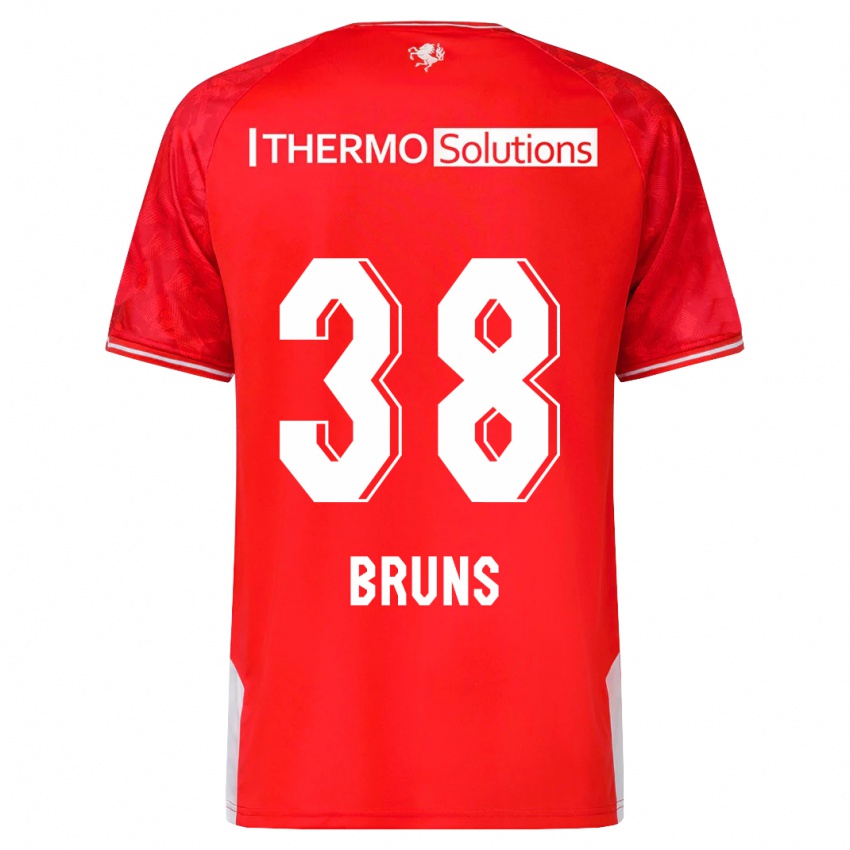 Kinderen Max Bruns #38 Rood Thuisshirt Thuistenue 2023/24 T-Shirt