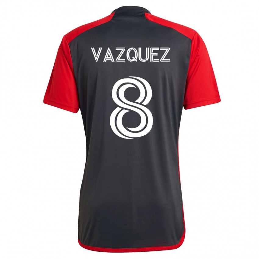 Kinderen Víctor Vázquez #8 Grijs Thuisshirt Thuistenue 2023/24 T-Shirt
