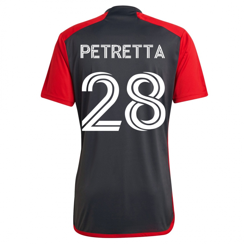 Kinderen Raoul Petretta #28 Grijs Thuisshirt Thuistenue 2023/24 T-Shirt