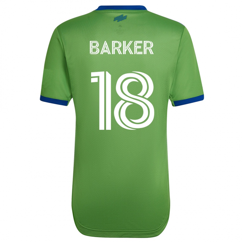 Kinderen Alicia Barker #18 Groente Thuisshirt Thuistenue 2023/24 T-Shirt