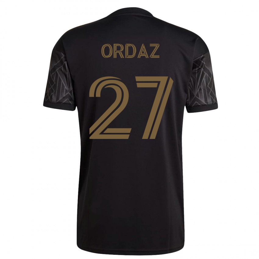 Kinderen Nathan Ordaz #27 Zwart Thuisshirt Thuistenue 2023/24 T-Shirt