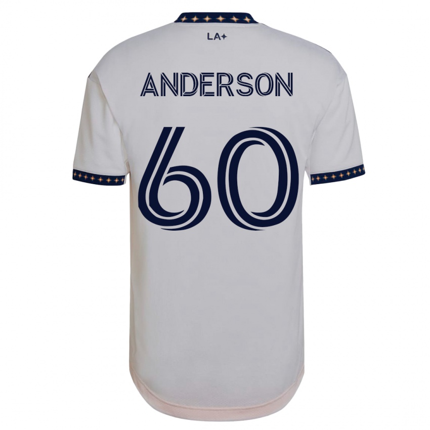 Kinderen Nolan Anderson #60 Wit Thuisshirt Thuistenue 2023/24 T-Shirt