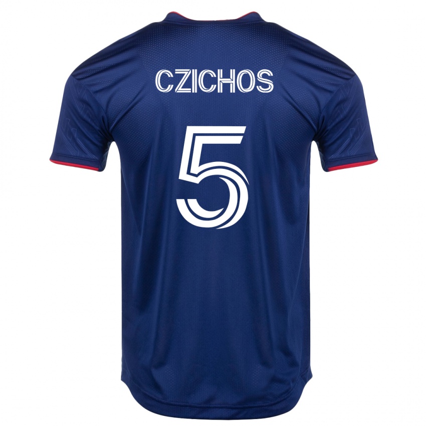 Kinderen Rafael Czichos #5 Marine Thuisshirt Thuistenue 2023/24 T-Shirt