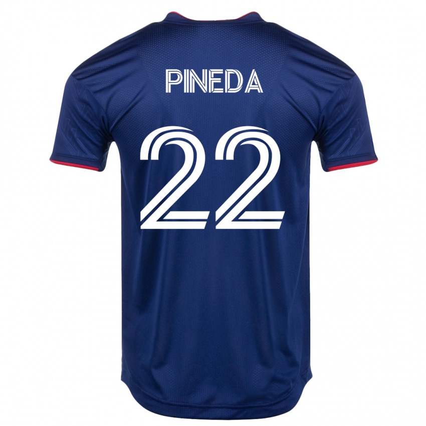 Kinderen Mauricio Pineda #22 Marine Thuisshirt Thuistenue 2023/24 T-Shirt