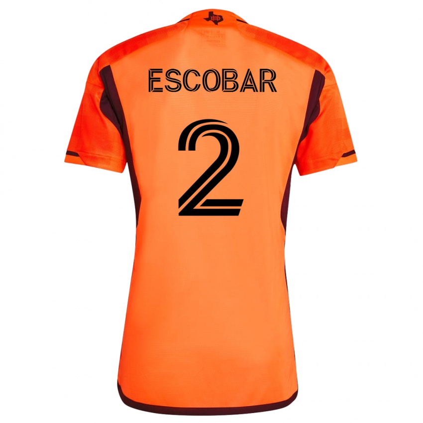 Kinderen Franco Escobar #2 Oranje Thuisshirt Thuistenue 2023/24 T-Shirt
