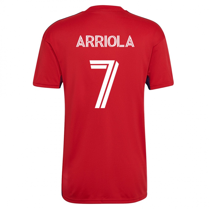 Kinderen Paul Arriola #7 Rood Thuisshirt Thuistenue 2023/24 T-Shirt