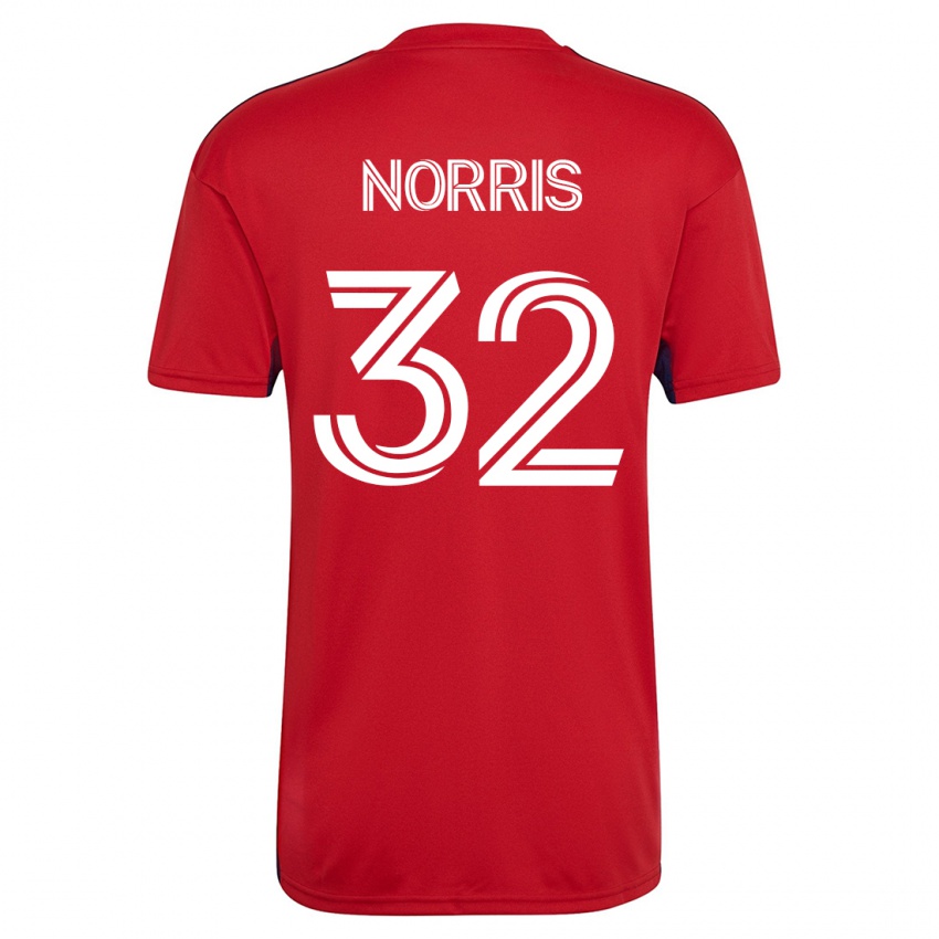 Kinderen Nolan Norris #32 Rood Thuisshirt Thuistenue 2023/24 T-Shirt