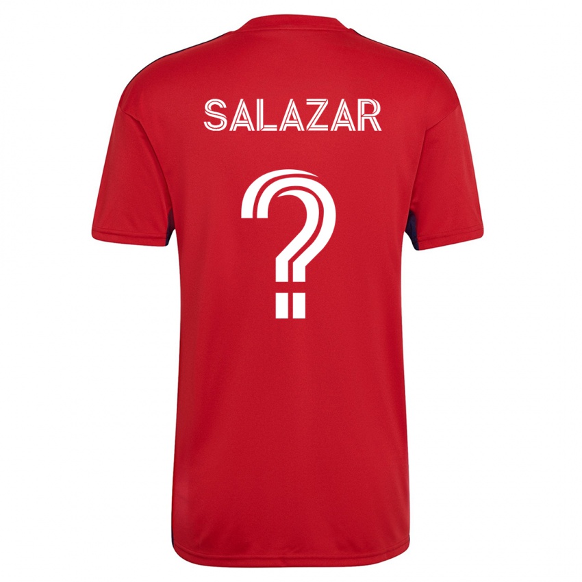 Kinderen Jared Salazar #0 Rood Thuisshirt Thuistenue 2023/24 T-Shirt