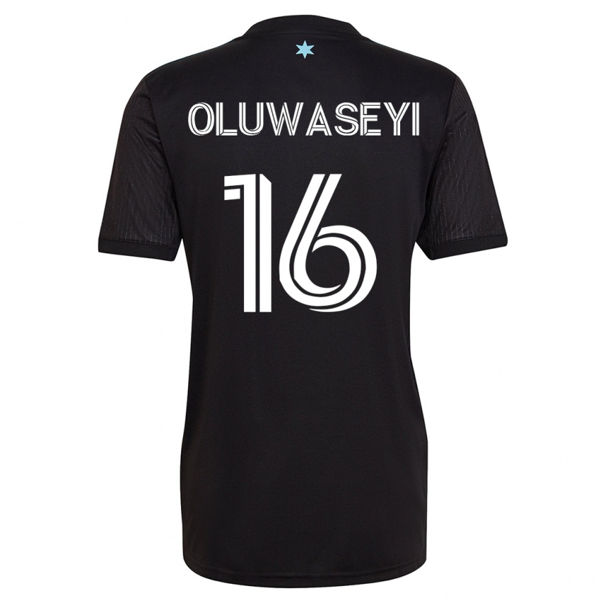 Kinderen Tani Oluwaseyi #16 Zwart Thuisshirt Thuistenue 2023/24 T-Shirt
