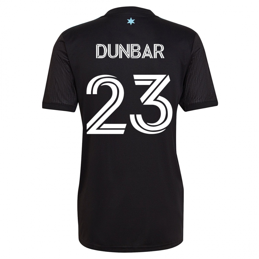 Kinderen Cameron Dunbar #23 Zwart Thuisshirt Thuistenue 2023/24 T-Shirt