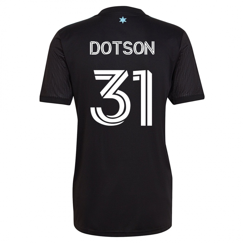 Kinderen Hassani Dotson #31 Zwart Thuisshirt Thuistenue 2023/24 T-Shirt