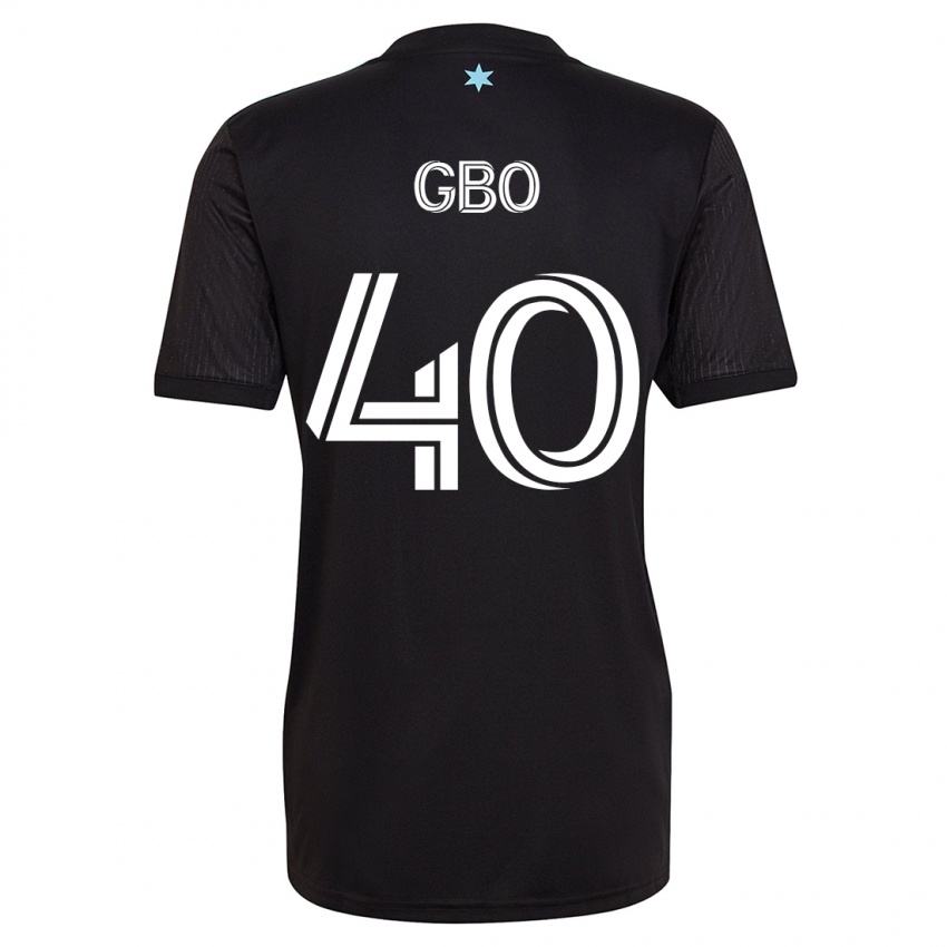 Kinderen Cedrik Gbo #40 Zwart Thuisshirt Thuistenue 2023/24 T-Shirt