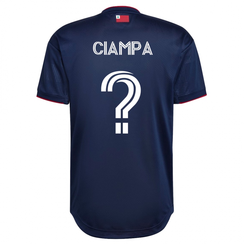 Kinderen Giuseppe Ciampa #0 Marine Thuisshirt Thuistenue 2023/24 T-Shirt