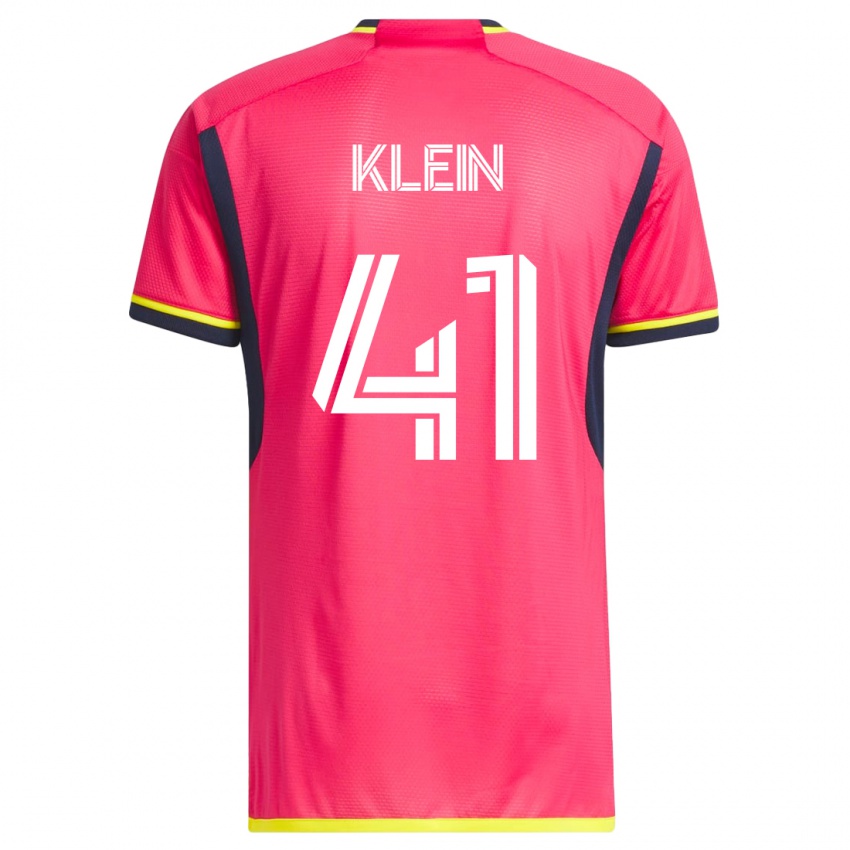 Kinderen Johnny Klein #41 Roze Thuisshirt Thuistenue 2023/24 T-Shirt