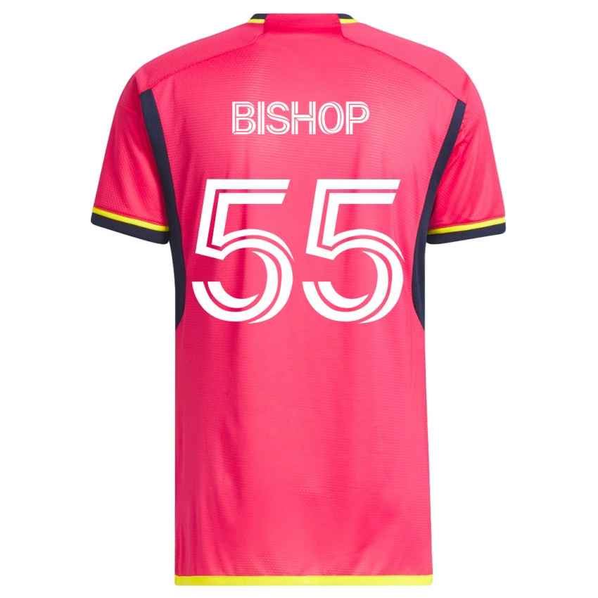 Kinderen Nick Bishop #55 Roze Thuisshirt Thuistenue 2023/24 T-Shirt