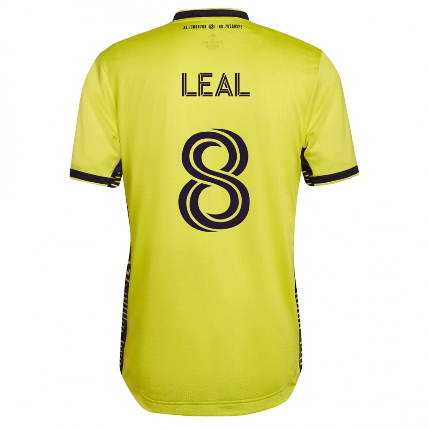 Kinderen Randall Leal #8 Geel Thuisshirt Thuistenue 2023/24 T-Shirt