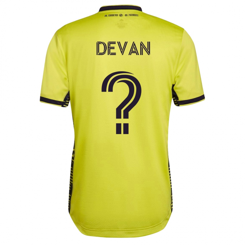 Kinderen Liam Devan #0 Geel Thuisshirt Thuistenue 2023/24 T-Shirt