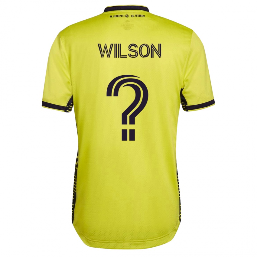 Kinderen Dominic Wilson #0 Geel Thuisshirt Thuistenue 2023/24 T-Shirt