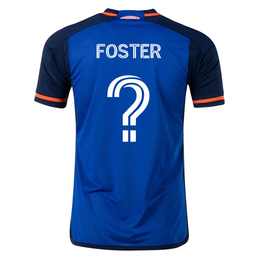 Kinderen Isaiah Foster #0 Blauw Thuisshirt Thuistenue 2023/24 T-Shirt