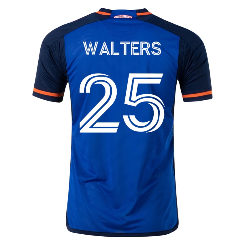 Kinderen Paul Walters #25 Blauw Thuisshirt Thuistenue 2023/24 T-Shirt