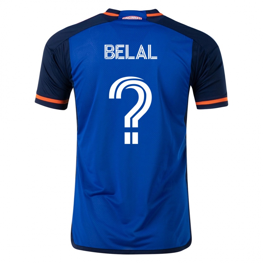 Kinderen Ryan Belal #0 Blauw Thuisshirt Thuistenue 2023/24 T-Shirt