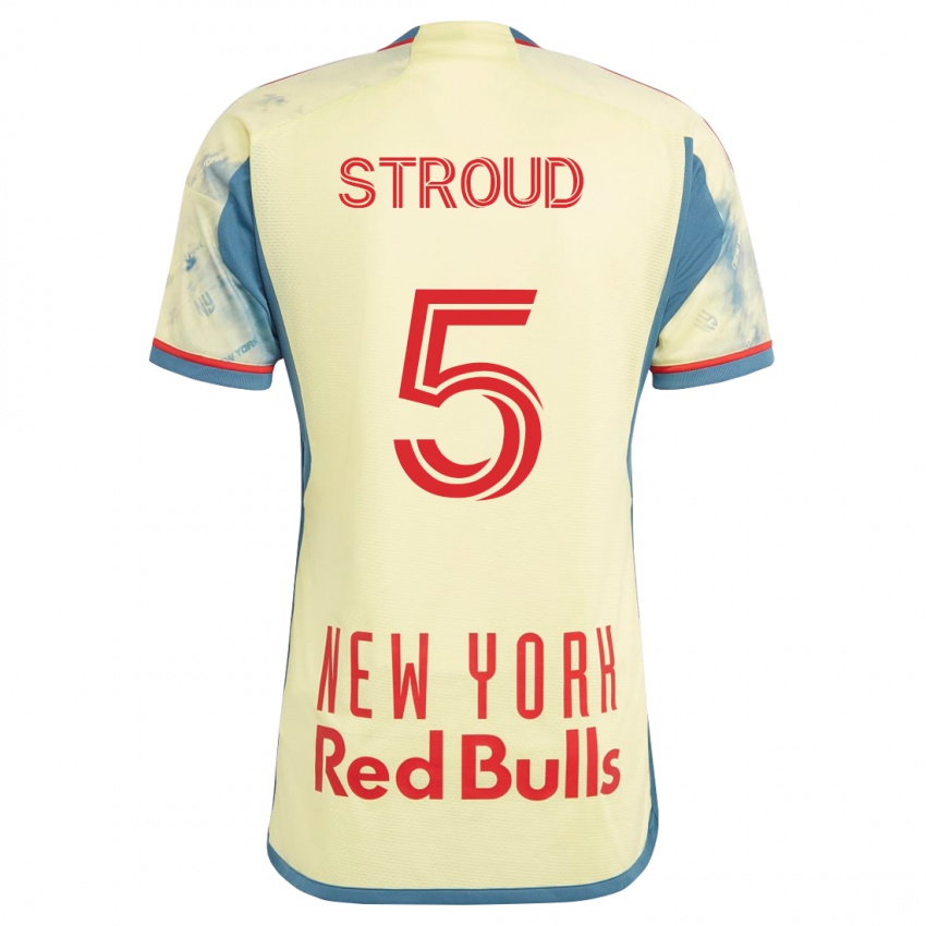 Kinderen Peter Stroud #5 Geel Thuisshirt Thuistenue 2023/24 T-Shirt