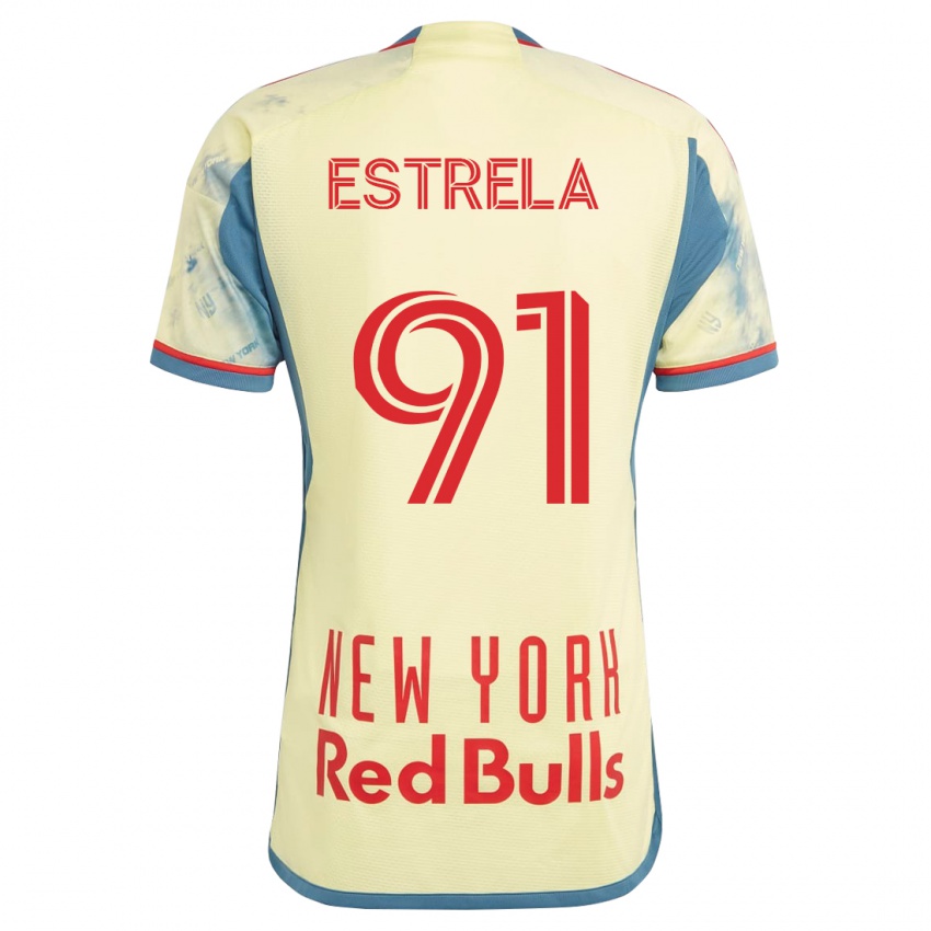 Kinderen Bento Estrela #91 Geel Thuisshirt Thuistenue 2023/24 T-Shirt