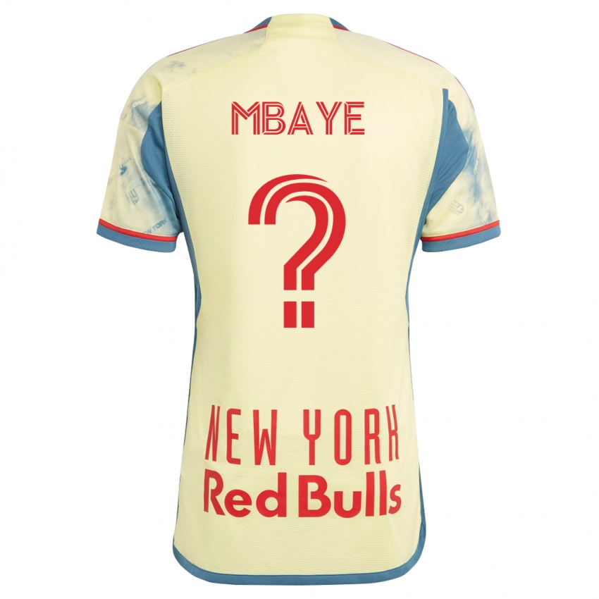 Kinderen Astin Mbaye #0 Geel Thuisshirt Thuistenue 2023/24 T-Shirt