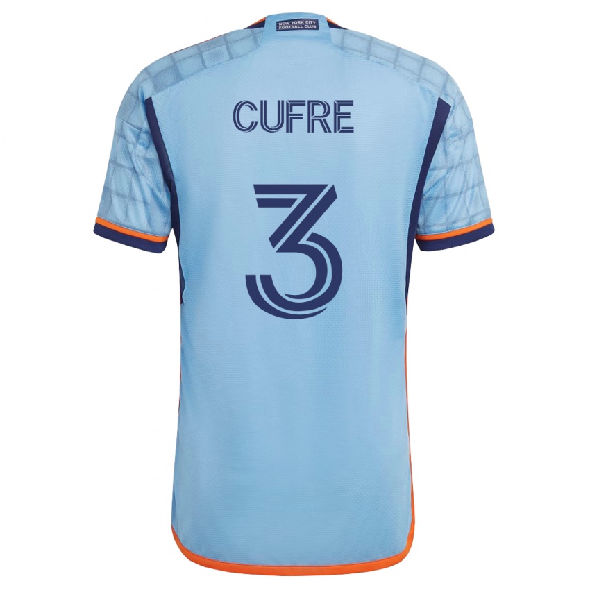 Kinderen Braian Cufré #3 Blauw Thuisshirt Thuistenue 2023/24 T-Shirt