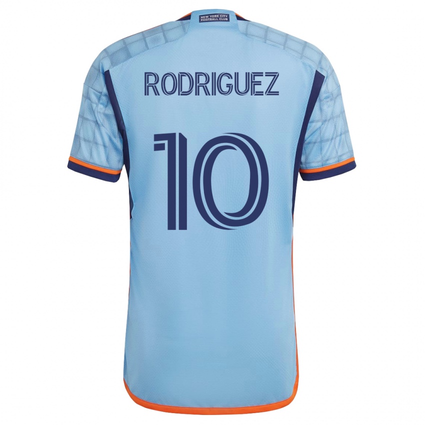 Kinderen Santiago Rodríguez #10 Blauw Thuisshirt Thuistenue 2023/24 T-Shirt