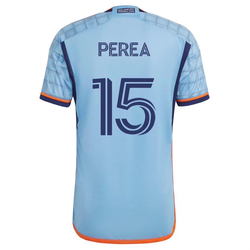 Kinderen Andrés Perea #15 Blauw Thuisshirt Thuistenue 2023/24 T-Shirt