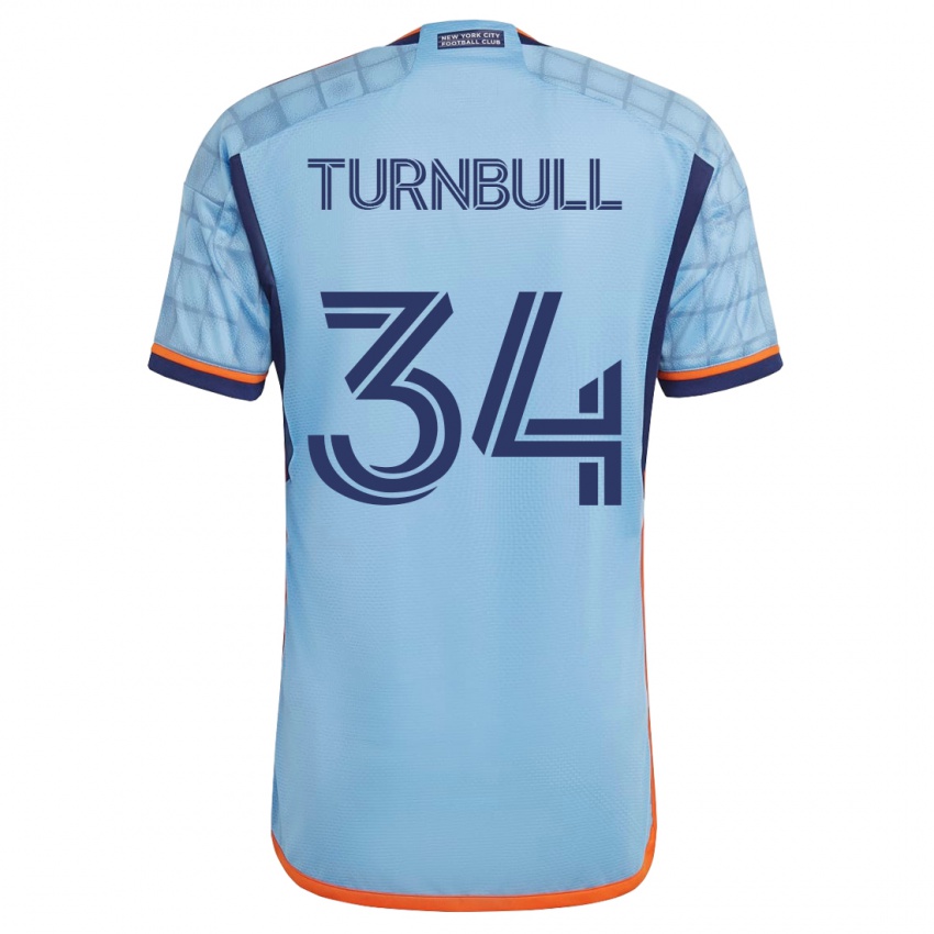 Kinderen Stephen Turnbull #34 Blauw Thuisshirt Thuistenue 2023/24 T-Shirt