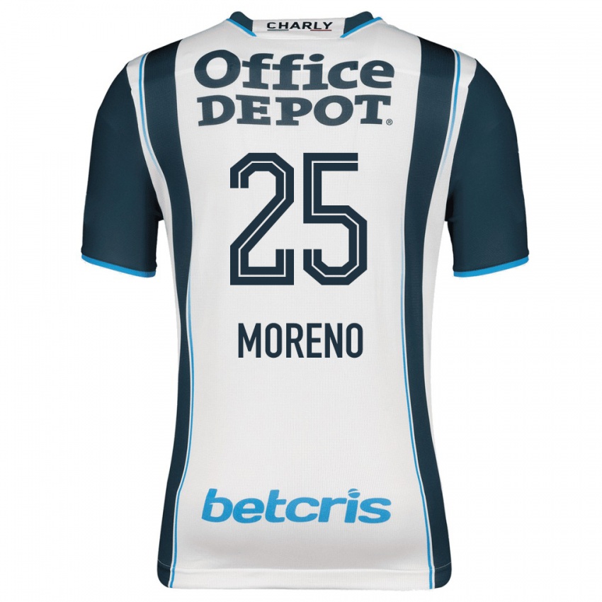 Kinderen Carlos Moreno #25 Marine Thuisshirt Thuistenue 2023/24 T-Shirt