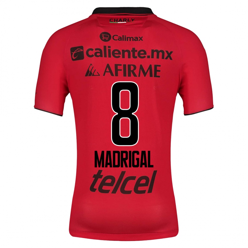 Kinderen Fernando Madrigal #8 Rood Thuisshirt Thuistenue 2023/24 T-Shirt