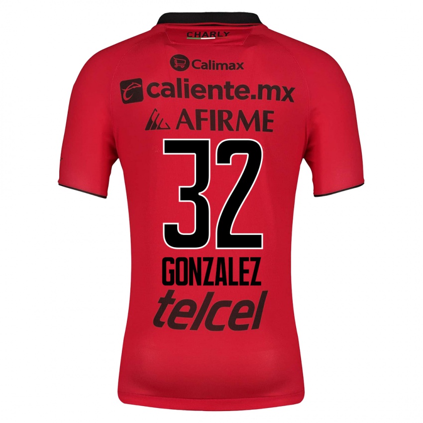 Kinderen Carlos Gonzalez #32 Rood Thuisshirt Thuistenue 2023/24 T-Shirt