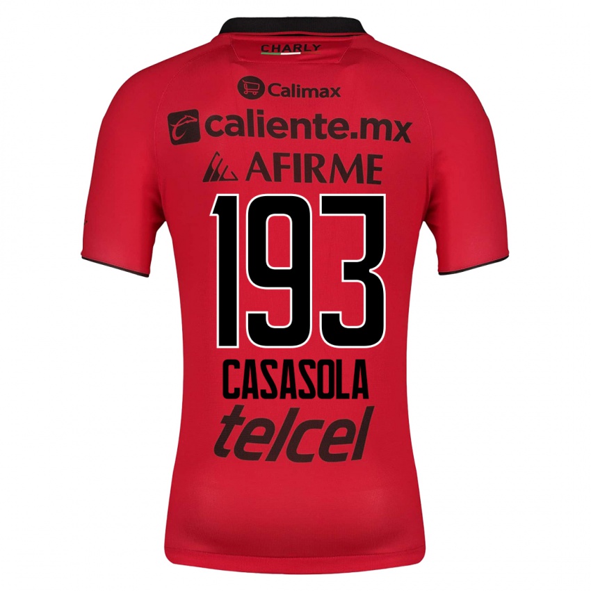 Kinderen Axel Casasola #193 Rood Thuisshirt Thuistenue 2023/24 T-Shirt