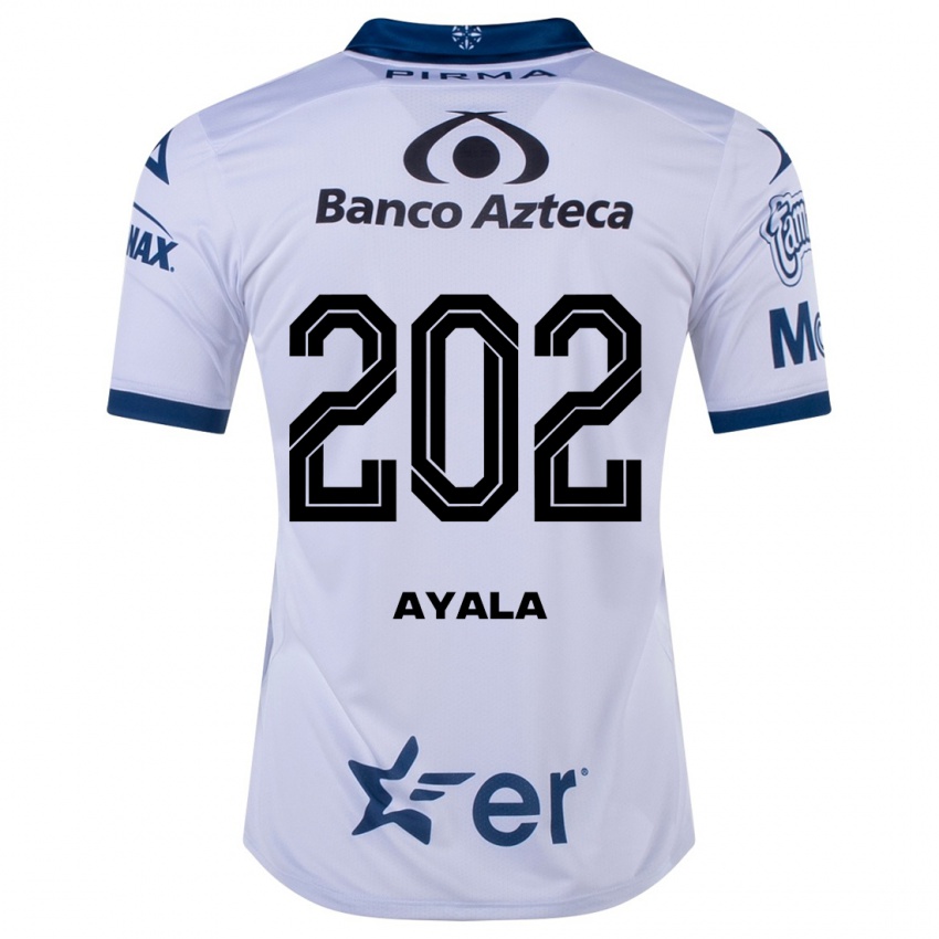 Kinderen Diego Ayala #202 Wit Thuisshirt Thuistenue 2023/24 T-Shirt