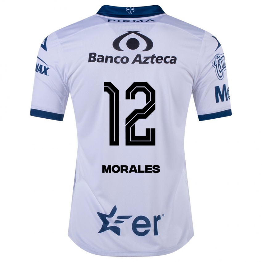 Kinderen Karla Morales #12 Wit Thuisshirt Thuistenue 2023/24 T-Shirt